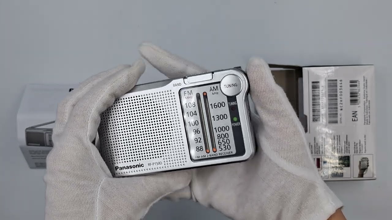 Розпакування Радіоприймача Panasonic RF-P150DEG-S