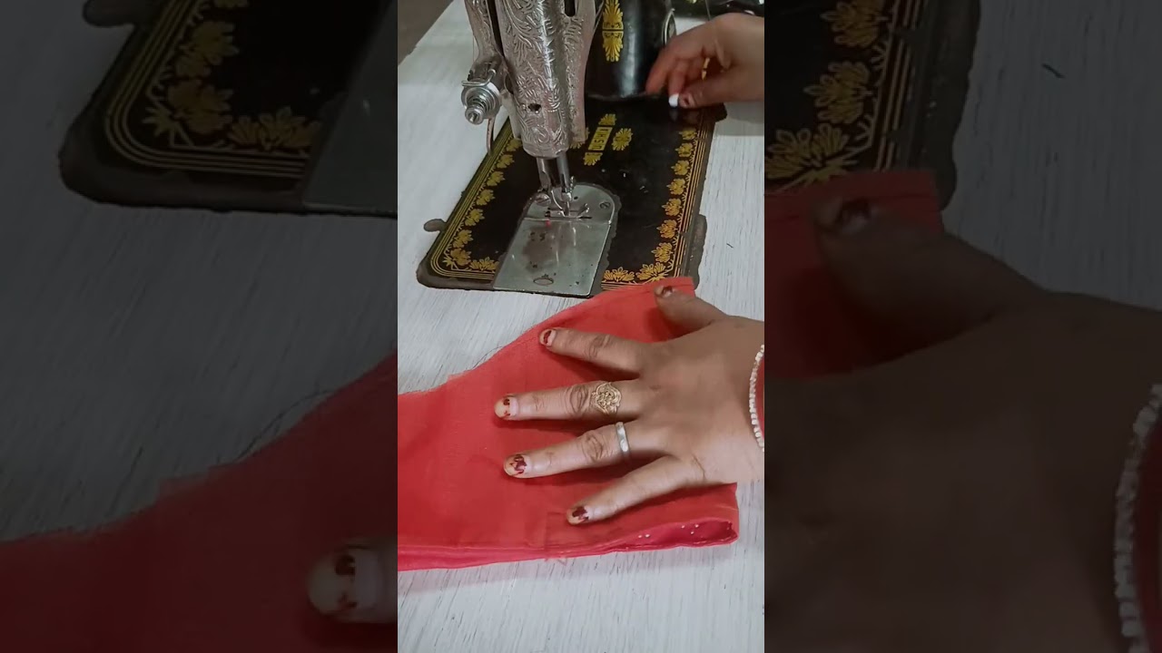 Blouse sleeves design ❤️ beautiful and unique #youtube #viral #trending #diynstitch #craft #selflove