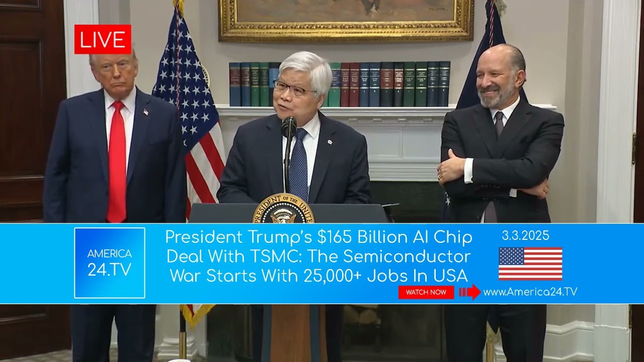 President Trump&rsquo;s $165 Billion TSMC Deal: USA Semiconductor Wars: Worlds Most Powerful AI Chips