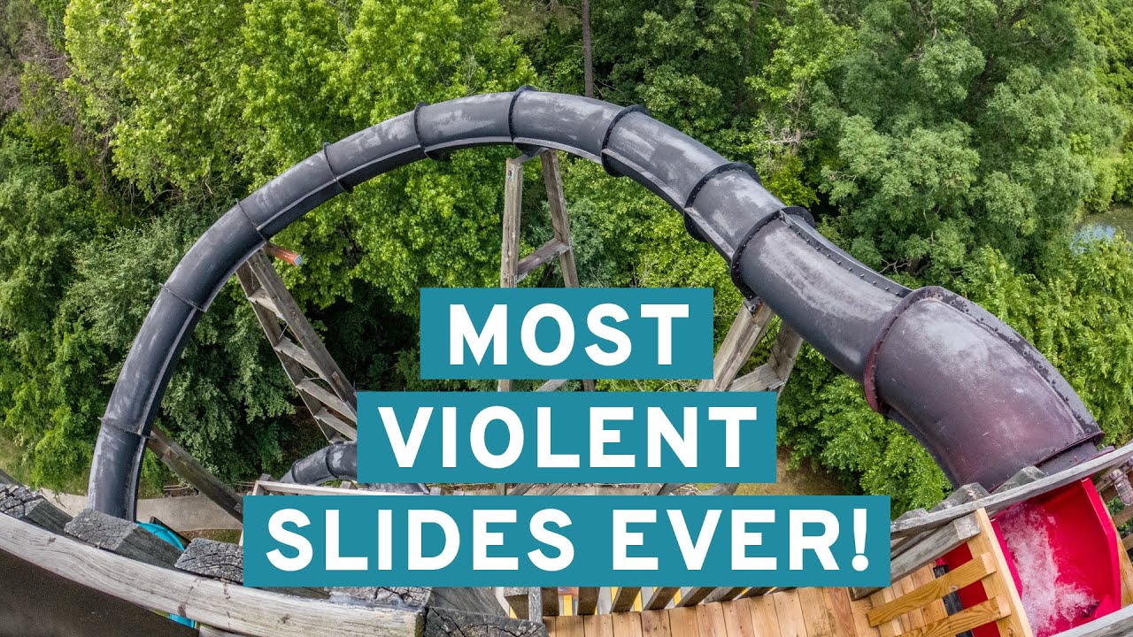 United States' Most Extreme Speed Slides! Wet 'n Wild - Twin Twisters
