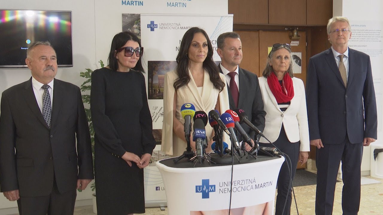 Tlačová konferencia k výstavbe novej nemocnice
