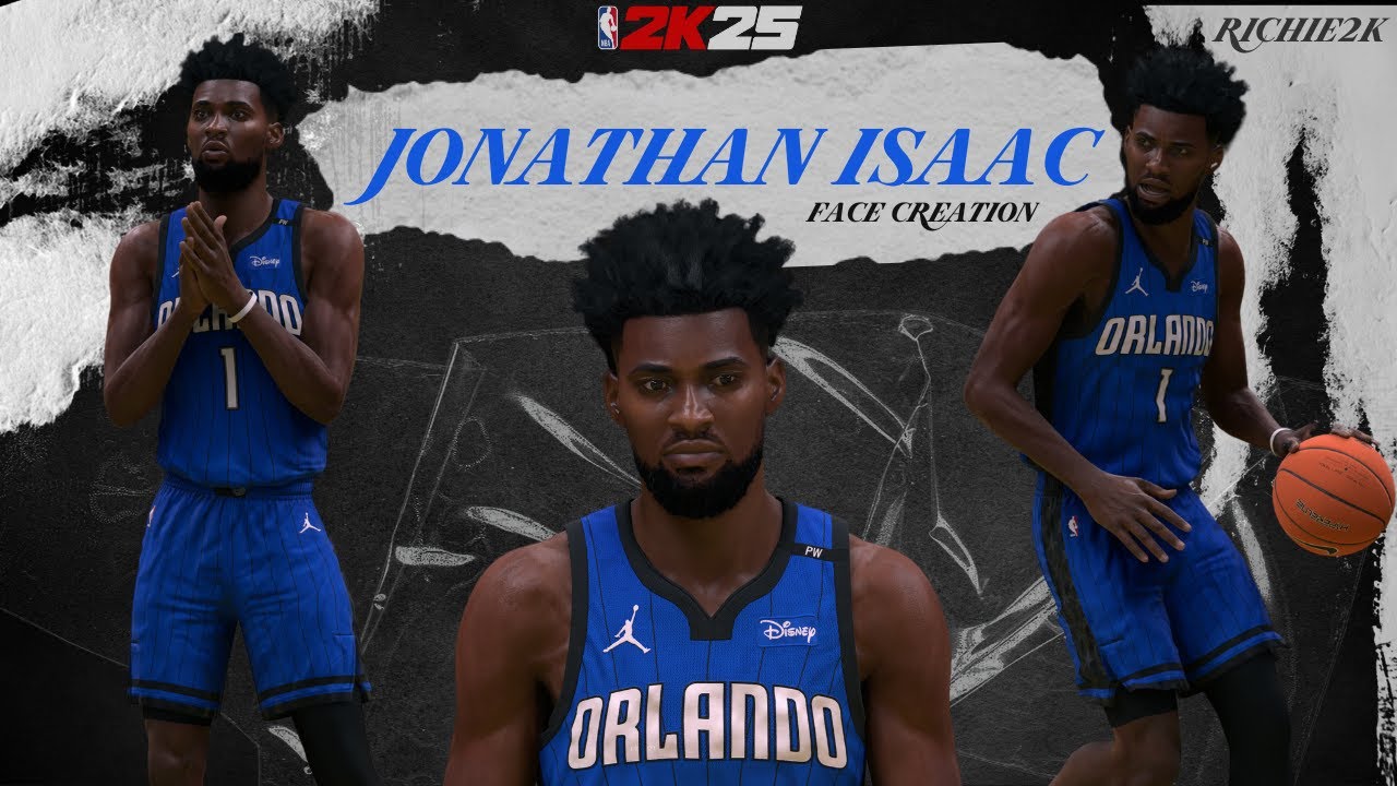 Jonathan Isaac Face Creation in NBA 2K25