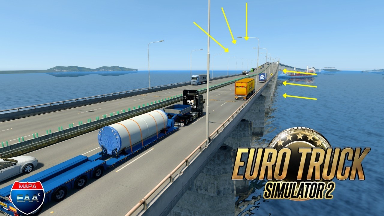 EURO TRUCK SIMULATOR 2 CARREGANDO TORRE DE TURBINA EOLICA