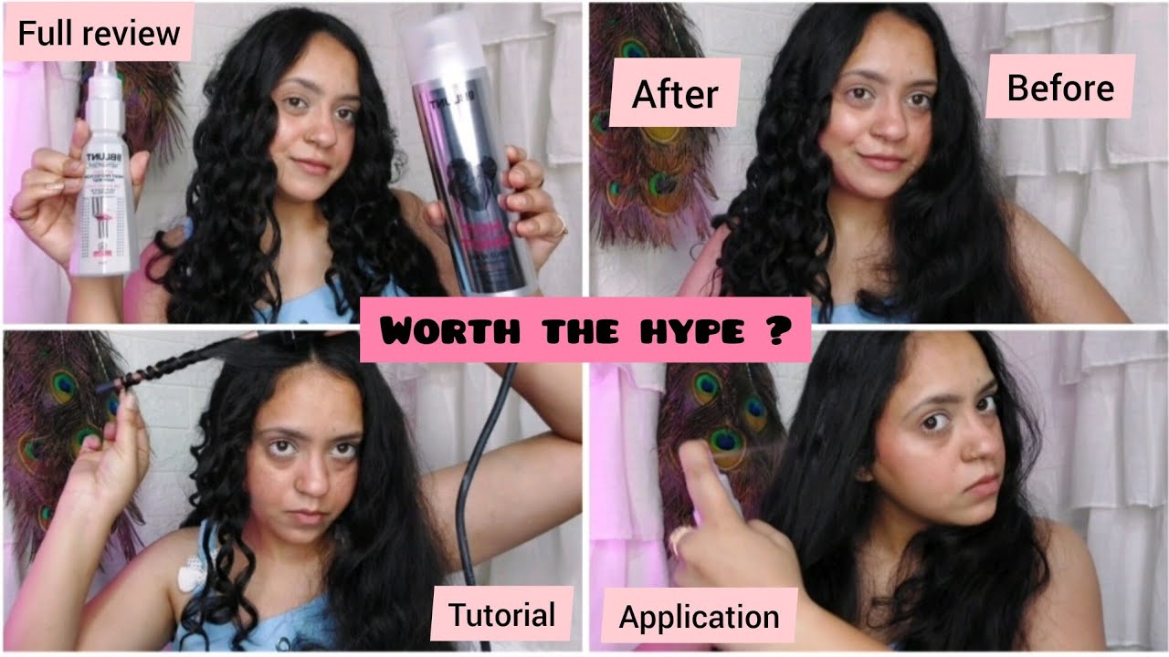 Testing out BBlunt Hot shot hair protection Serum + Hold spray |Worth the hype?