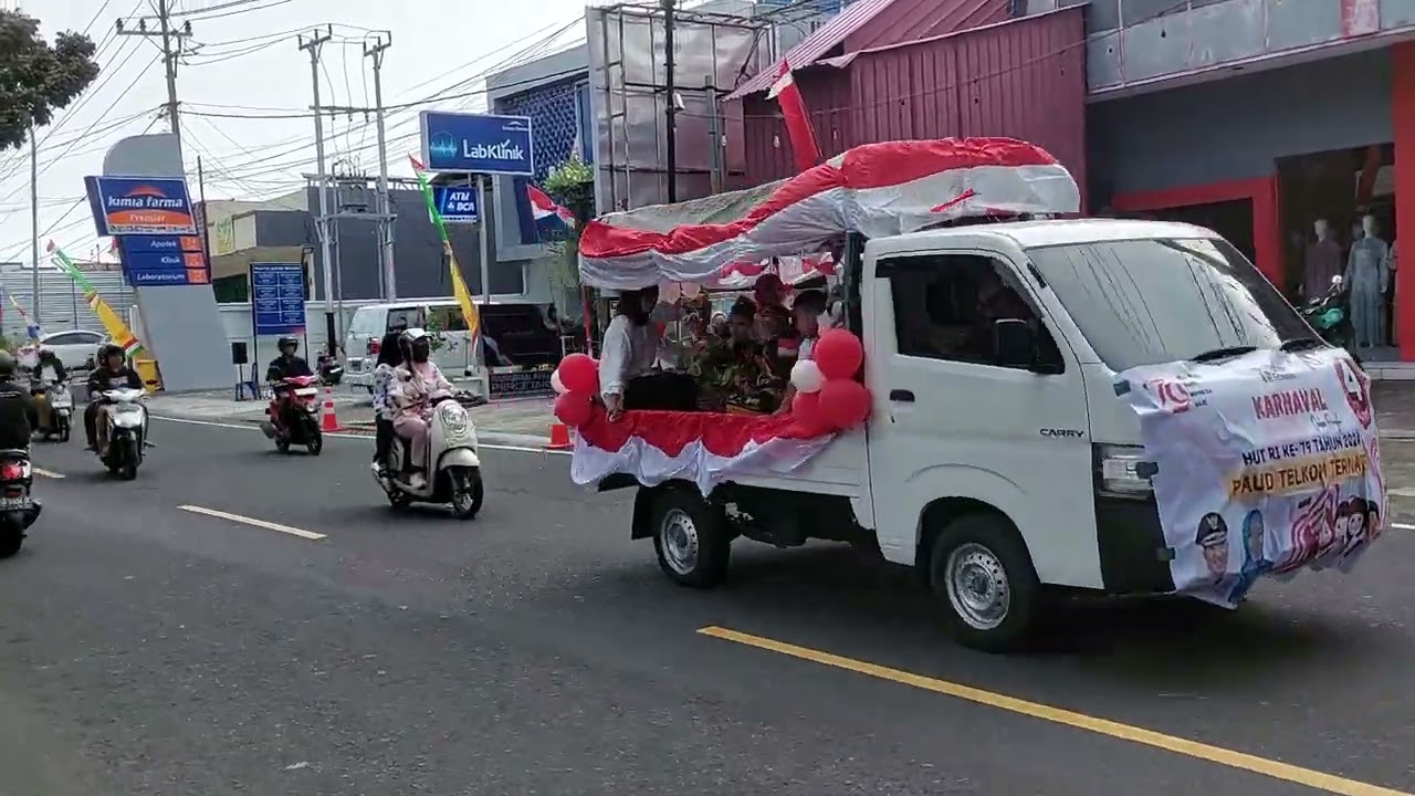 Karnaval kemerdekaan Paud Telkom Ternate
