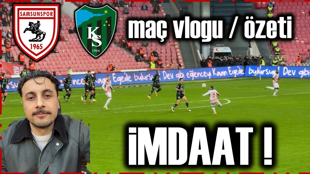 DÜŞÜŞ MÜ ? ÇÖKÜŞ MÜ ? SAMSUNSPOR - KOCAELİSPOR TRİBÜN VLOG @samsunspor @Kocaelispor. 