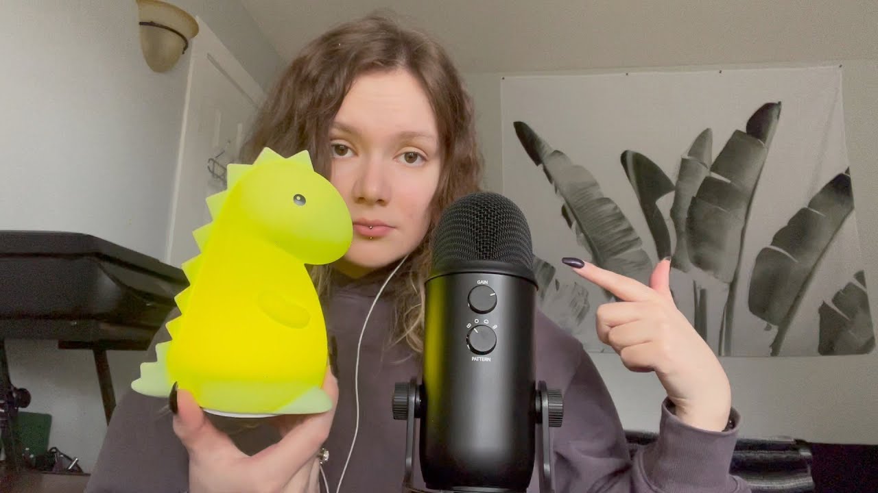 asmr tapping on silicone🦖