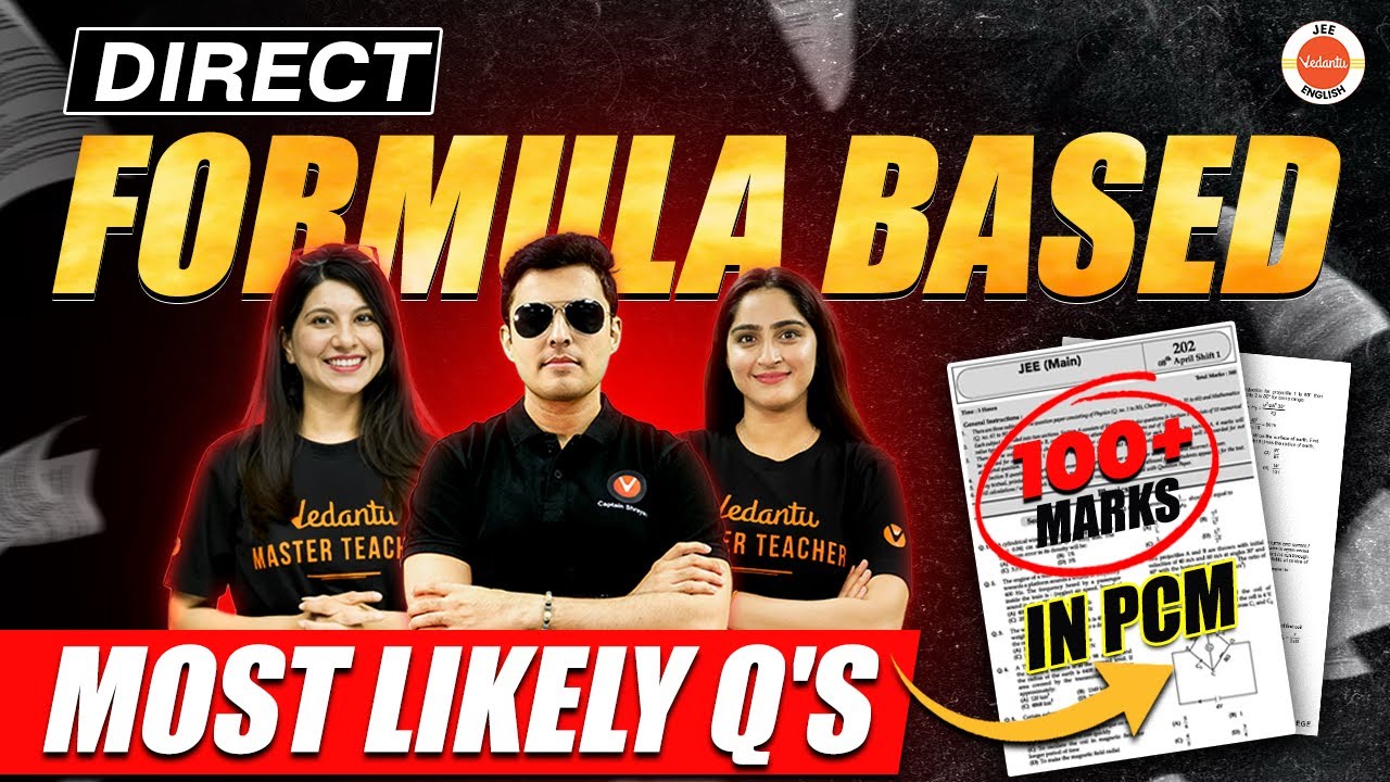Formula Based Questions | PCM | JEE Main 2025 |  Shreyas Sir | Namrata Ma'am | Diksha Ma'am