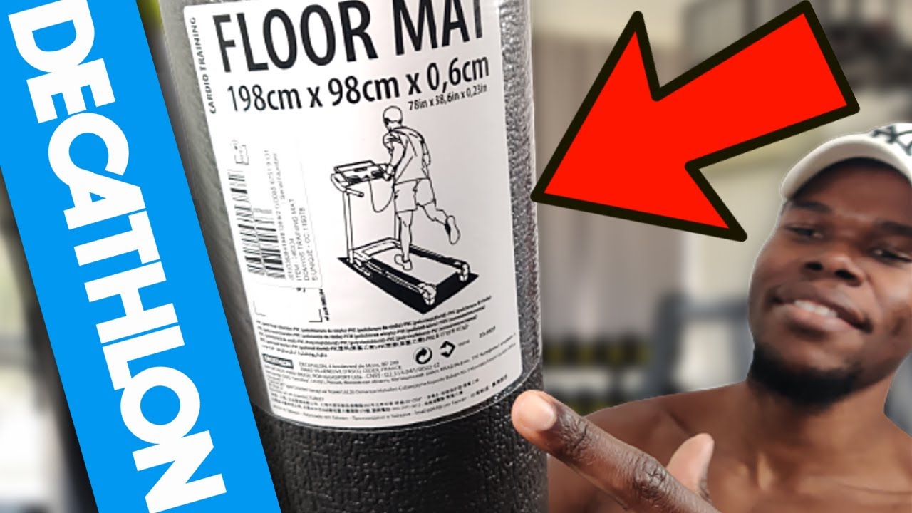TAPIS DOMYOS TRAINING MAT, LE MEILLEUR POUR R&Eacute;ALISER VOS ENTRA&Icirc;NEMENTS HOMEGYM (D&eacute;cathlon)