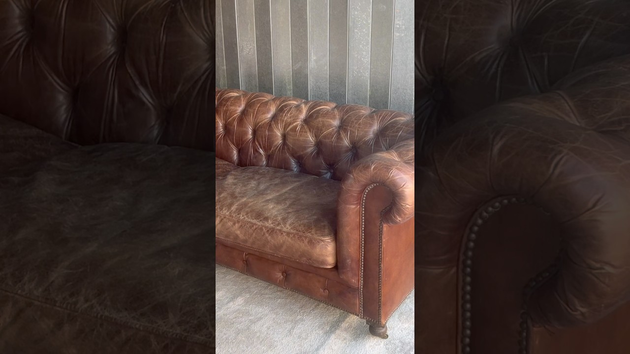 Кожаный диван &laquo;Честерфилд&raquo; &mdash; настоящая классика. Restoration Hardware Kensington. #классическаяме...