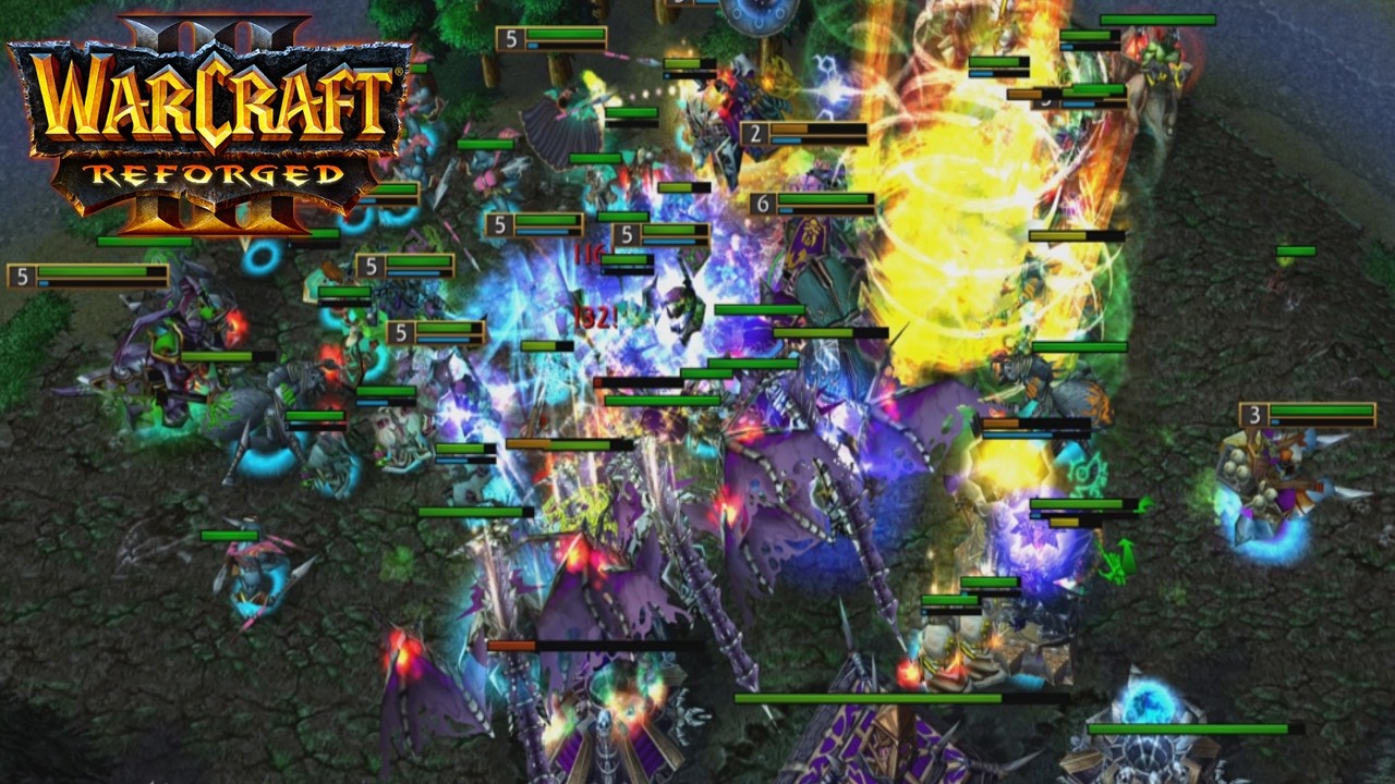 Warcraft 3 Undead (4v4) Random Team Game [Deutsch/German] WC3 Reforged | Full Gameplay