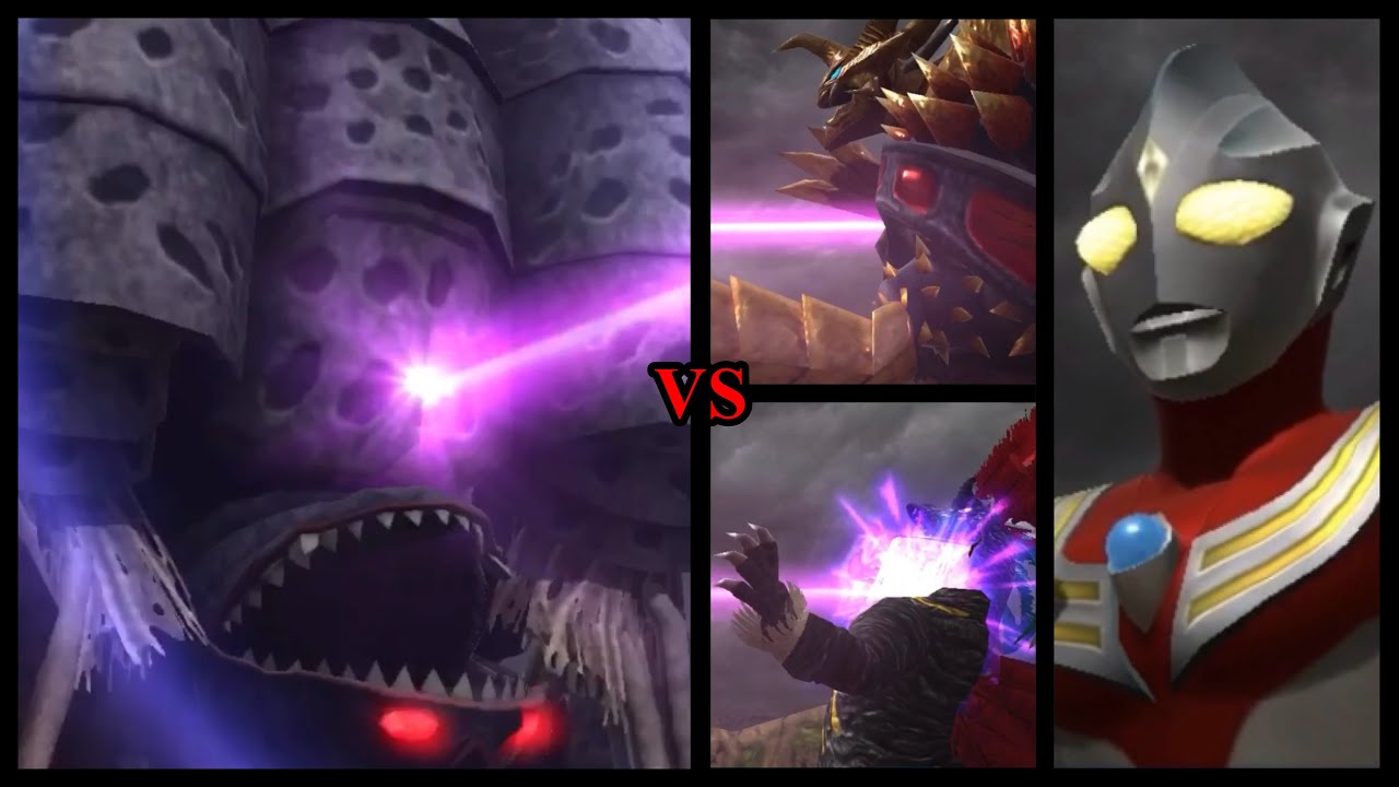 邪神ガタノゾーアvsティガパワータイプ【Uキラーザウルスの怪獣チームと挑む】