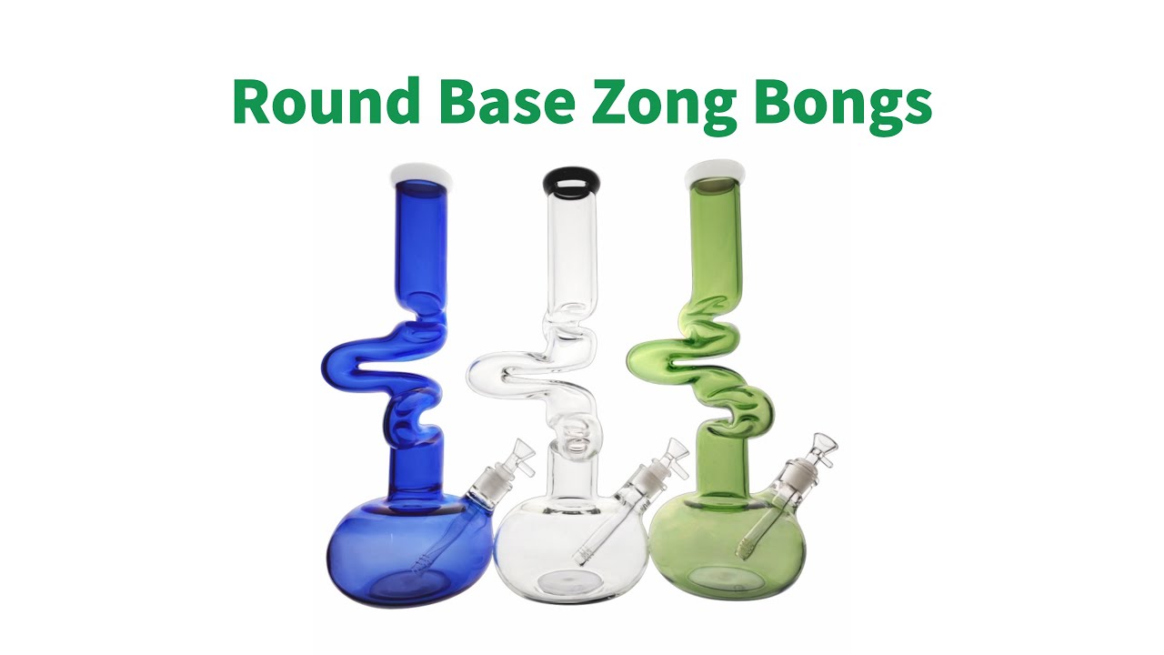 Big Diffused Downstem Glass With Round Base Zong Bongs / BongsWholesaler Product Review