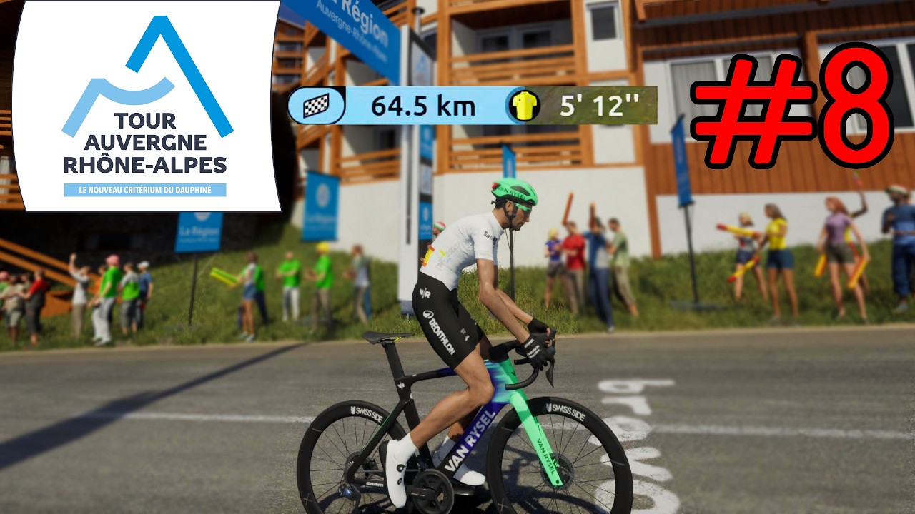PAUL SEIXAS 70KM RAID! | Tour Auvergne Rh&ocirc;ne Alpes 2026 stage 8 | Tour de France 2026 game