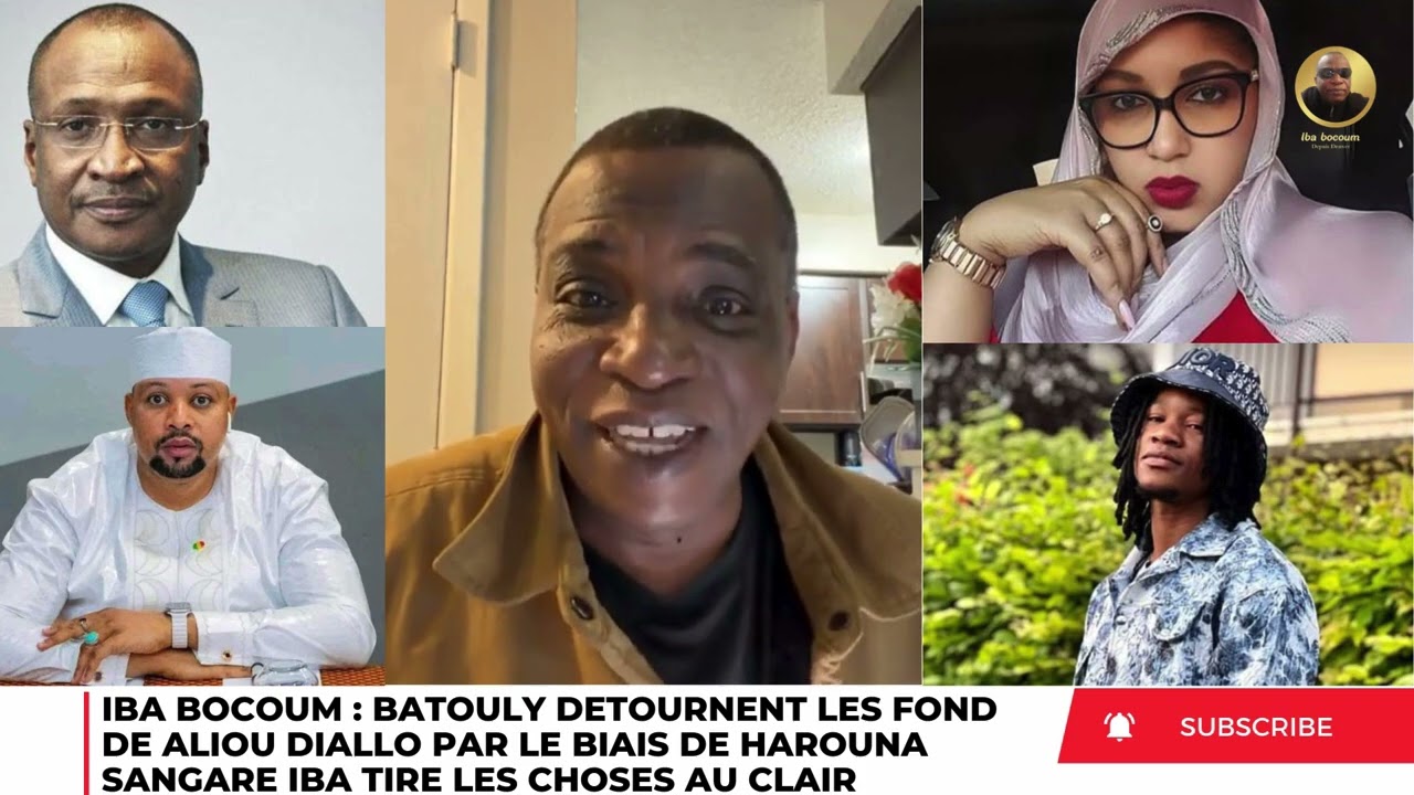 IBA TIRE LES CHOSES AU CLAIR SUR LE DÉTOURNEMENT DE FOND DE ALIOU PAR BATOULY GRÂCE A HAROUNA 