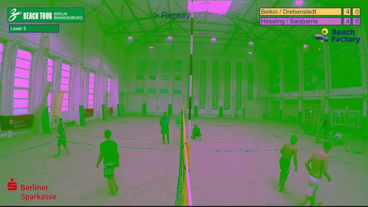 BF Berliner Sparkasse A+Cup@BeachVBM - Spiel 23 - Belkin/Drebenstedt vs. Hessling/Salabarria