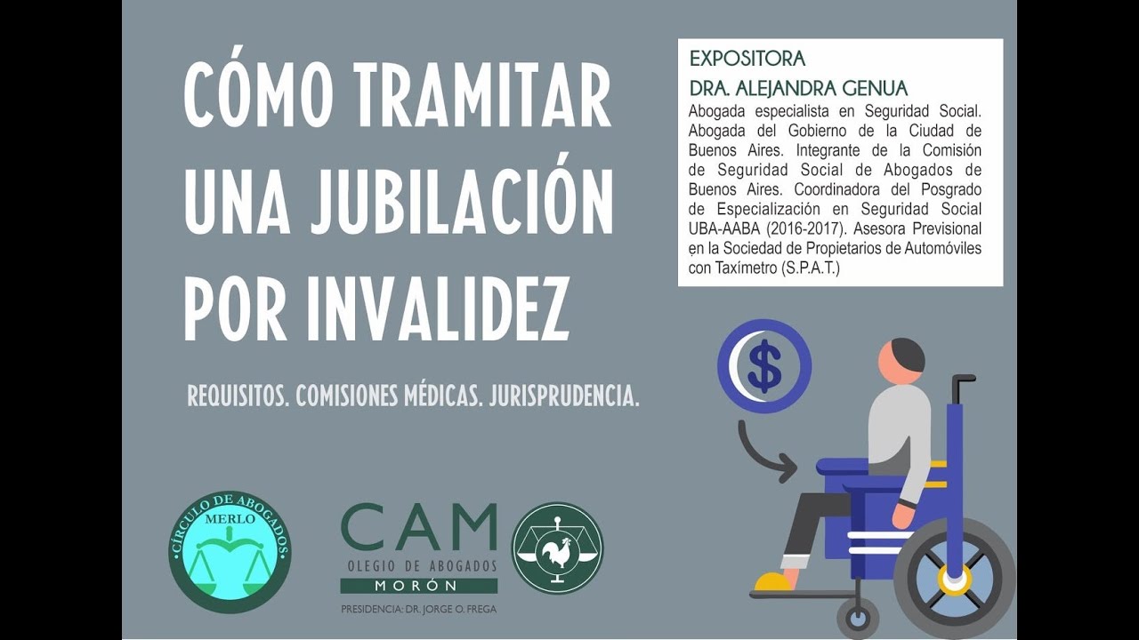 CÓMO TRAMITAR UNA JUBILACIÓN POR INVALIDEZ