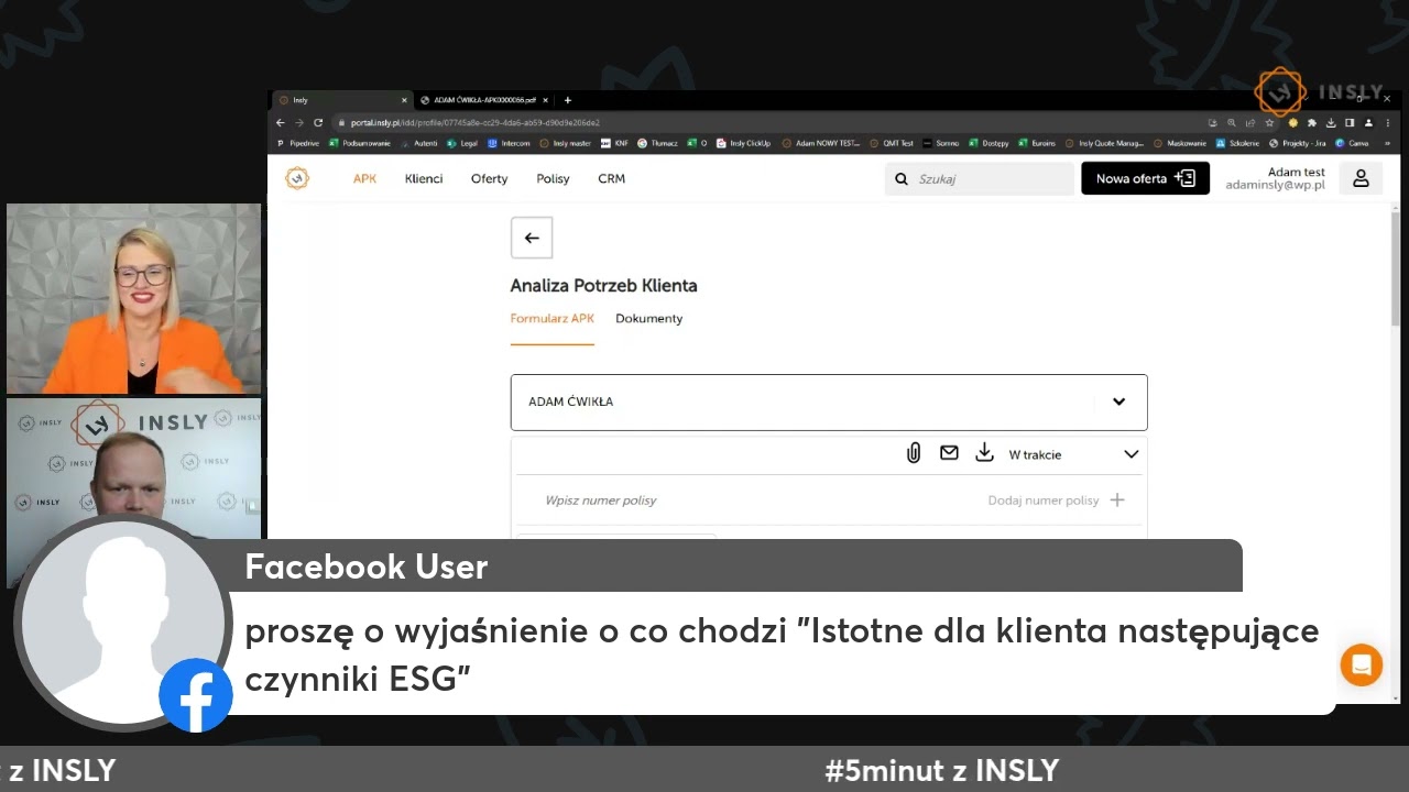 #5MINUT Z INSLY Analiza Potrzeb Klienta