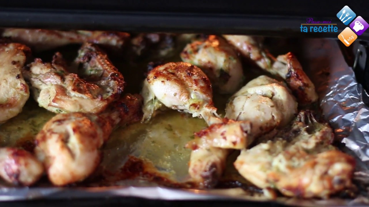 Poulet braisé au four