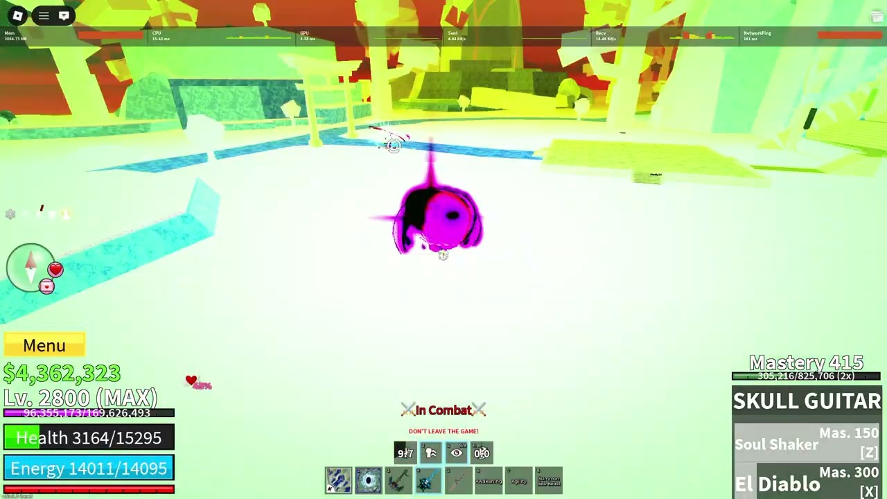 PVPing with my friend