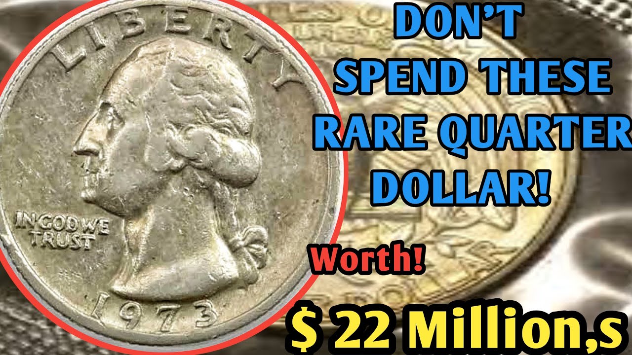 Retire Early with This Rare 1973 Washington Quarter dollar coin in Your Pocket Change!