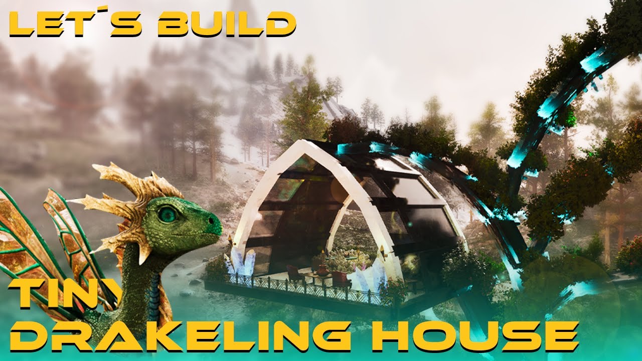 ASA Just a Tiny Drakeling House / PvE BASE / Drakeling Mini Base