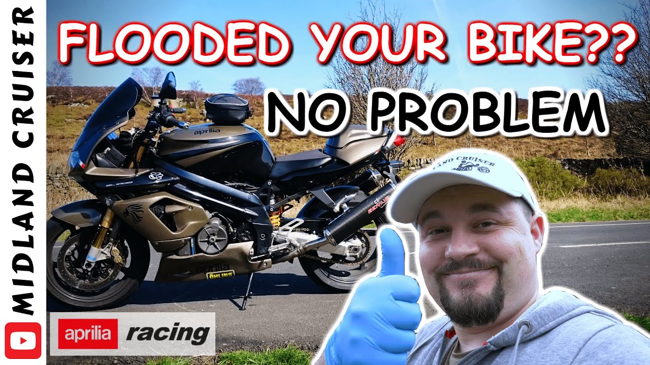 APRILIA MILLE TUONO FALCO НЕ ЗАВОДИТСЯ? РЕШЕНИЕ | Что делать, если залил мотоцикл | 4K | Учебное ...