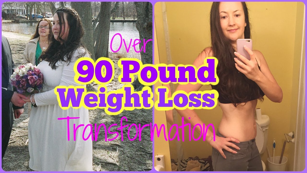 90 Pound Weight Loss Transformation / Before & After