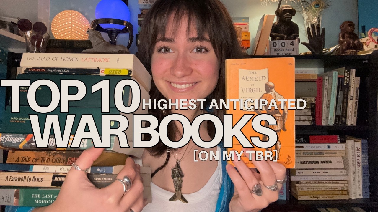 TOP 10 War Books I'm Most Excited to Read! | fiction, memoirs, epic poetry