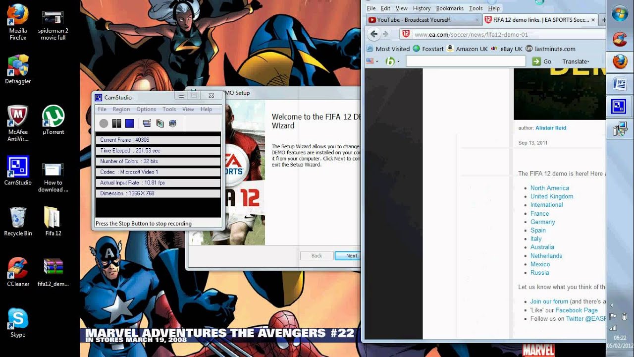 How to download and install fifa 12 demo.avi