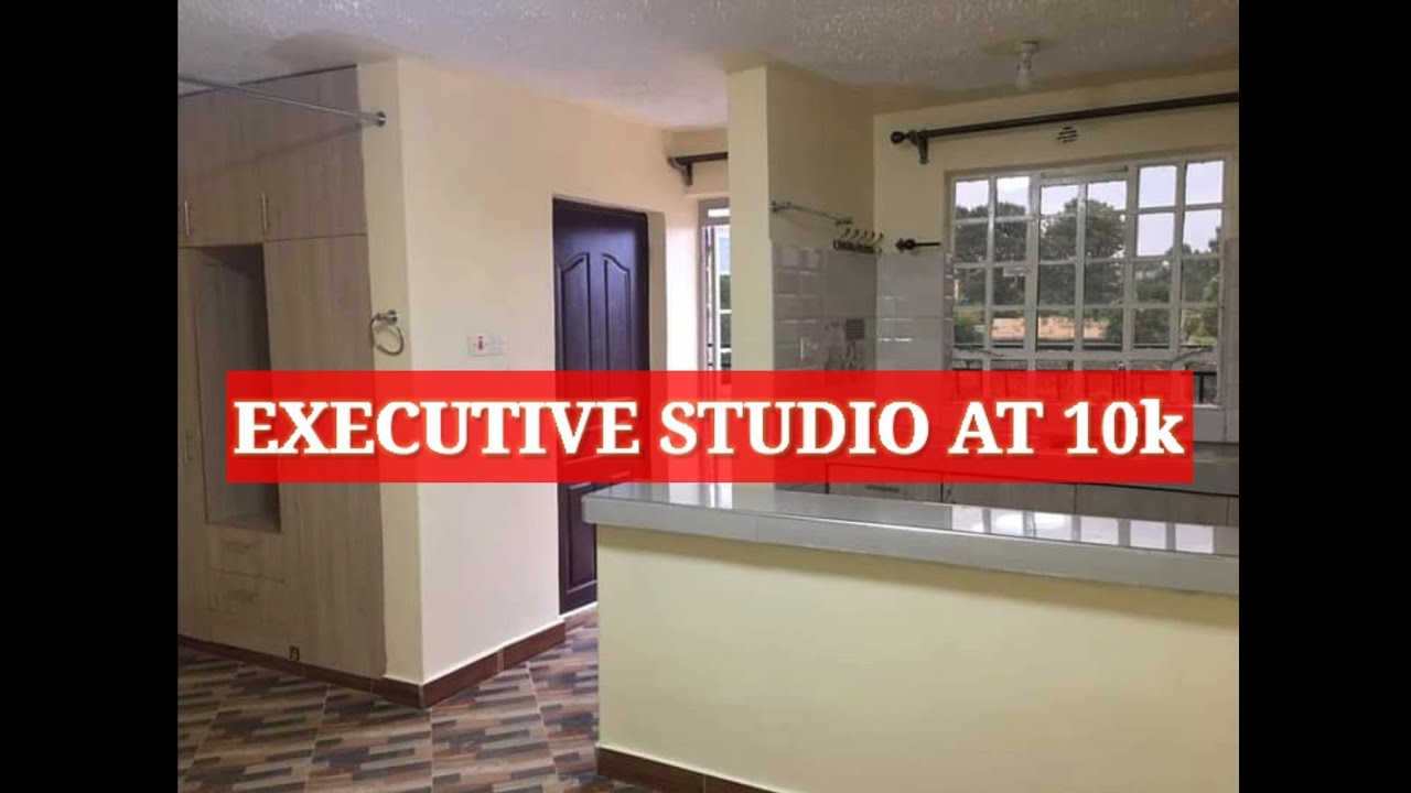 BEAUTIFUL STUDIO (BEDSITTER)/ GITARU APARTMENT TOUR at 11k with a chill spot at the roof top