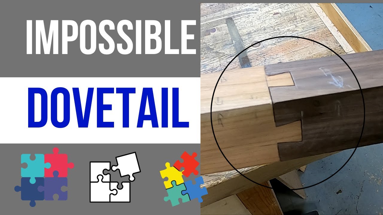 Impossible Dovetail using a Router.  Easy!
