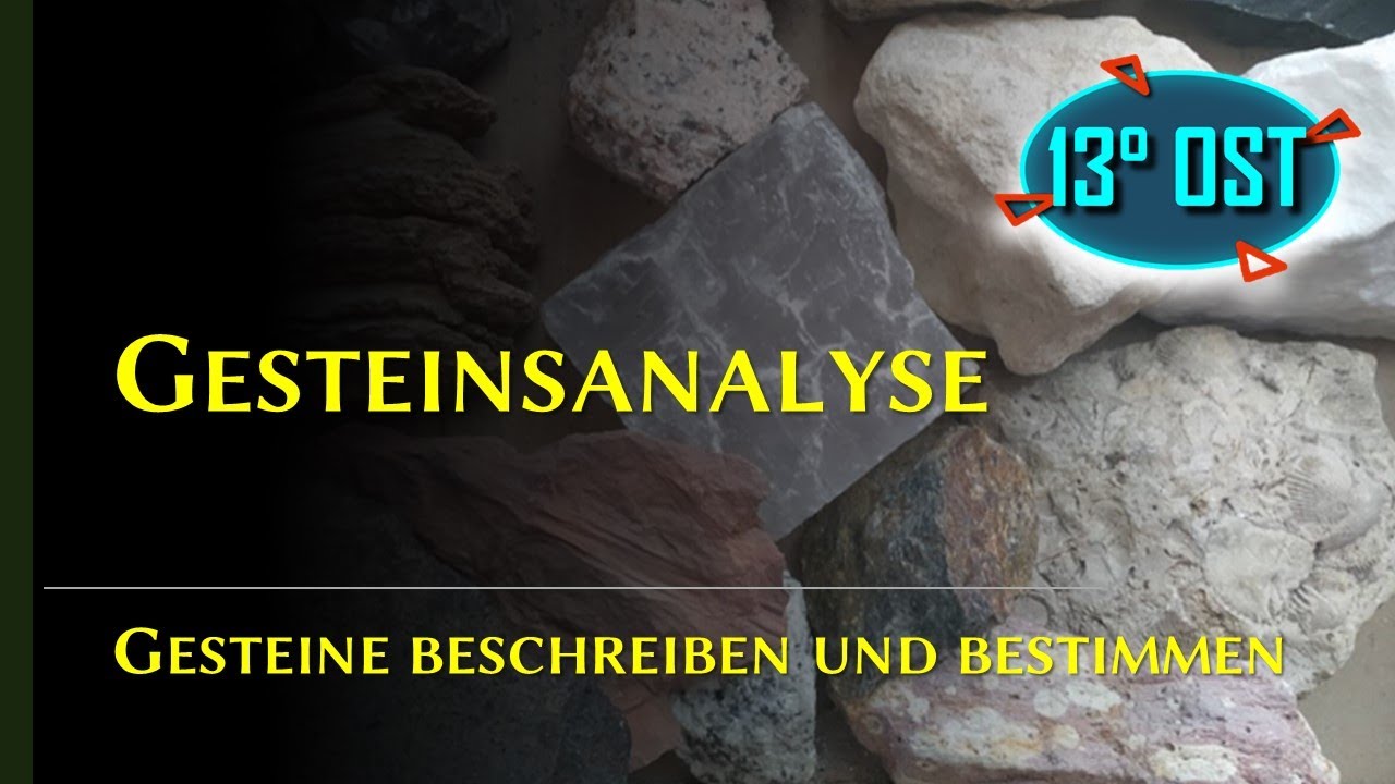 Gesteinsarten und Gesteinstypen am praktischen Beispiel erklärt