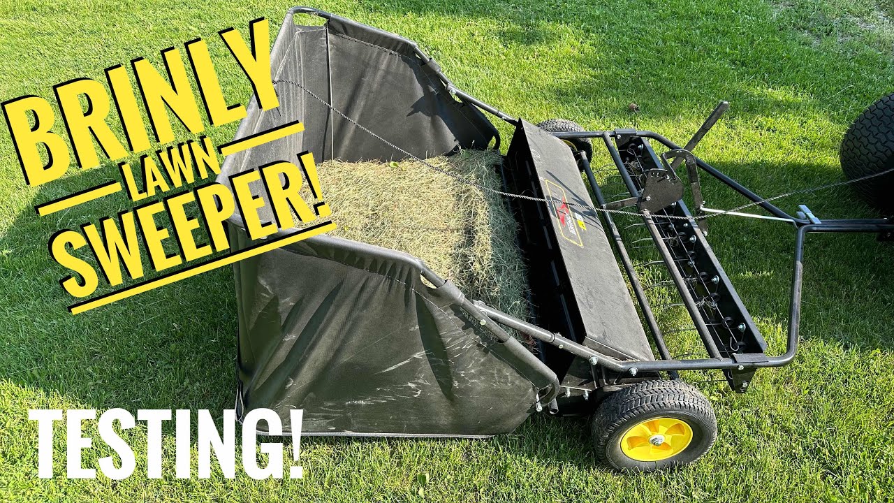Brinly Lawn Sweeper With Dethatcher: How Does This Thing Perform On Stones, Branches, And Grass?