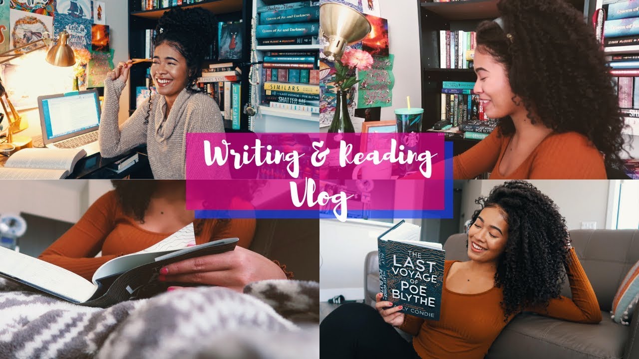 FIRST WRITING VLOG! & READING POE BLYTHE