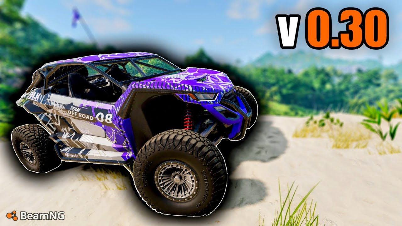 BeamNG.drive Update 0.30 (New Hirochi Aurata UTV, West Coast USA Expansion, VR Support, & More!)