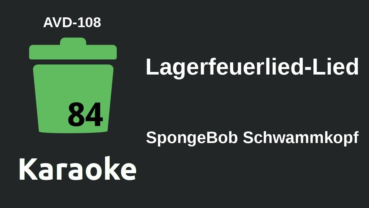 SpongeBob Schwammkopf - Lagerfeuerlied-Lied (Karaoke) [AVD-108]