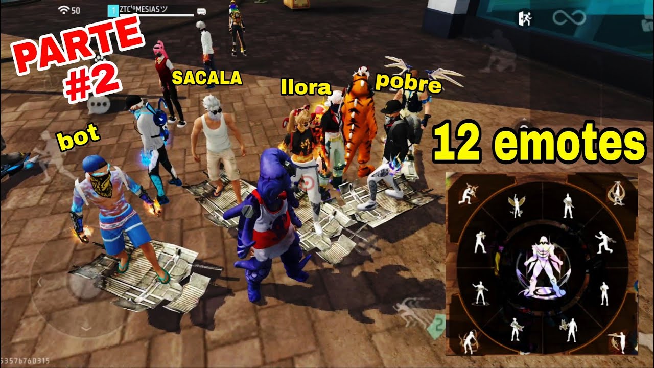 ENTRO VESTIDO DE BOTSITO TÓXICOS ME RECHAZAN X SER POBRE Y CON LOS 12 NUEVOS EMOTES EN ENTRENAMIENTO