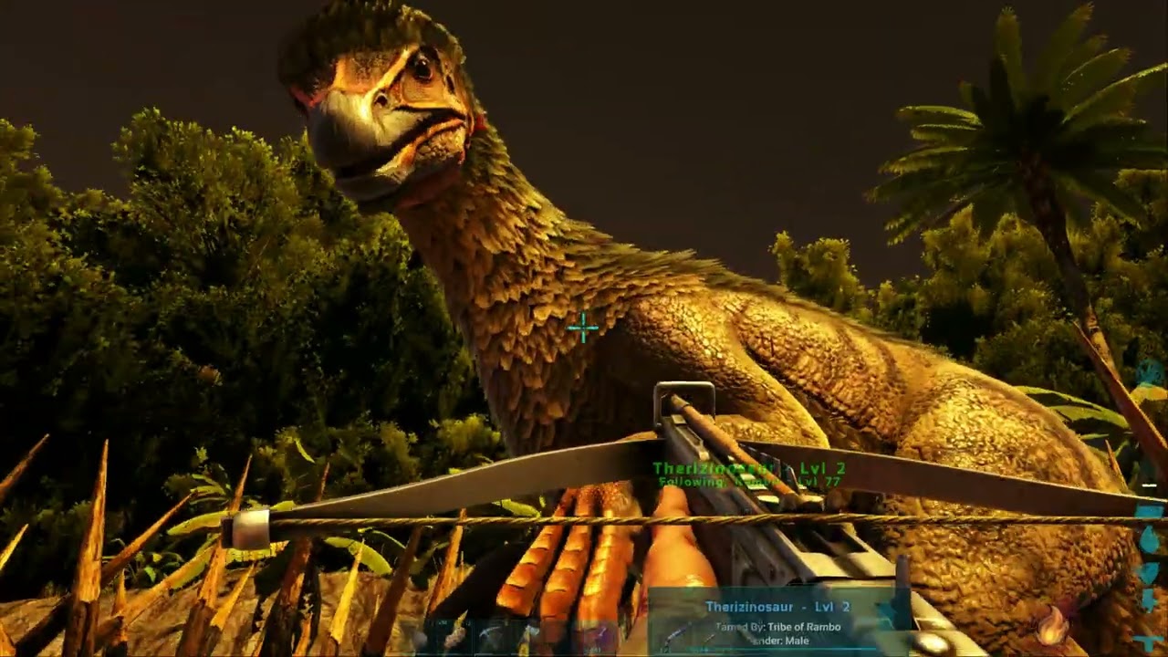 My first Therizinosaur in ARK Survival Evolved!!