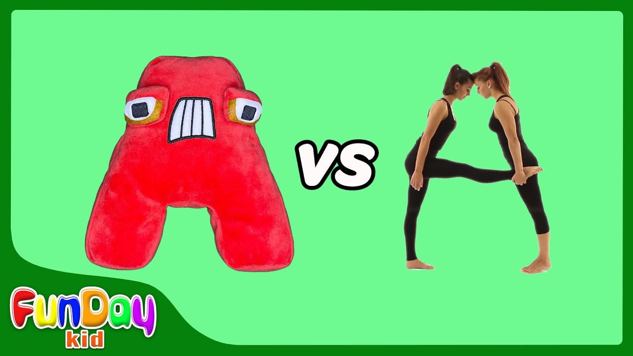 Alphabet Lore Vs Human Alphabet | Learn Letters with Alphabet Lore and Human Alphabet | @FunDayKid ​