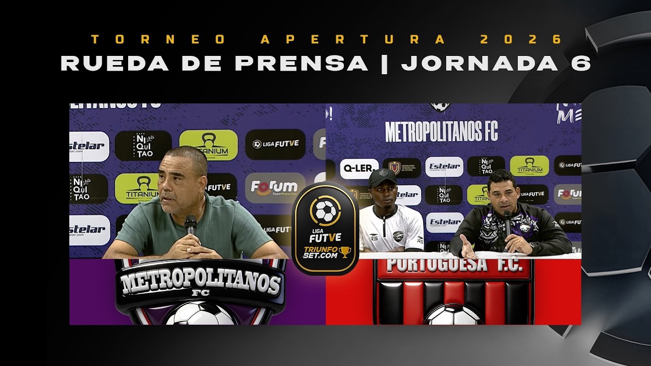 Rueda de prensa pospartido | Metropolitanos - Portuguesa | Liga FUTVE Triunfobet