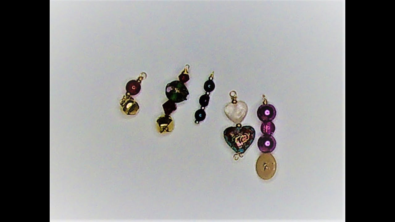 Making Bead Dangles for your junk journals
