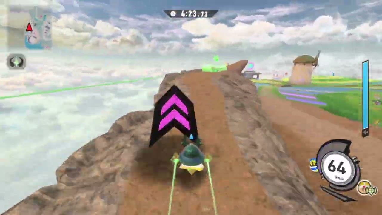 Kirby Air Riders - City Trial with some unexpected behavior
