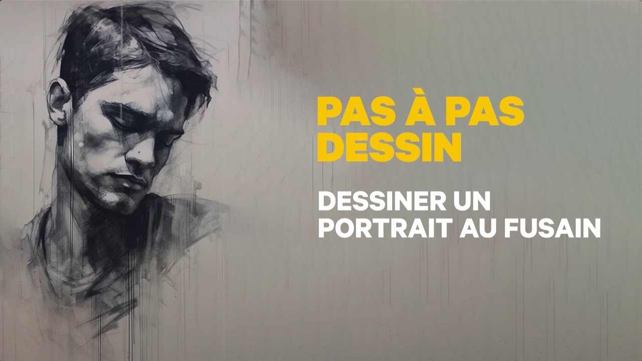 PAS À PAS DESSIN - Portrait au fusain