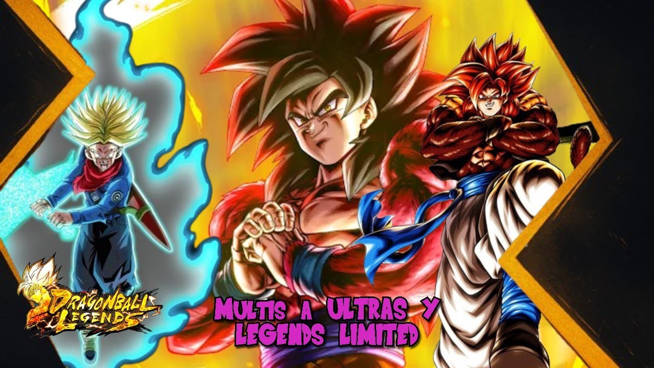 MULTIS AL GOKU SSJ4 ULTRA Y MÁS LEGENDS LIMITED EN DRAGON BALL LEGENDS