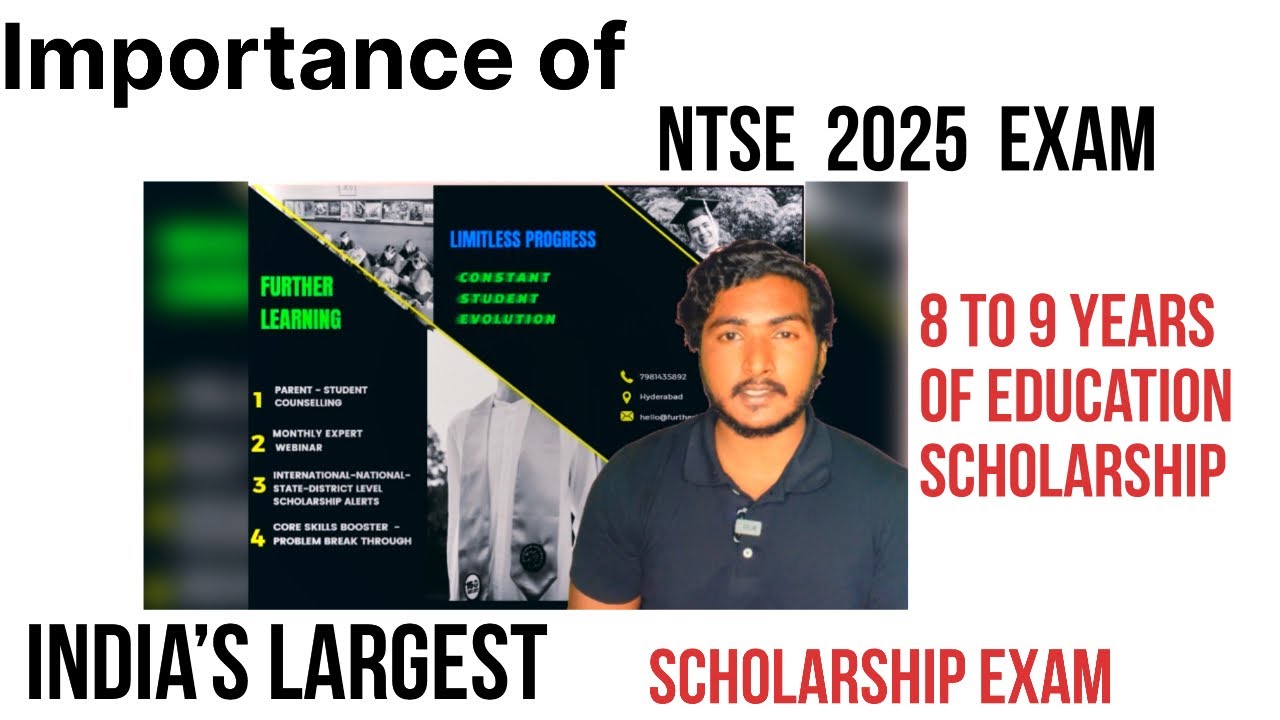 Importance of NTSE exam 2025 | Largest scholarship exam | Exam pattern | Syllabus