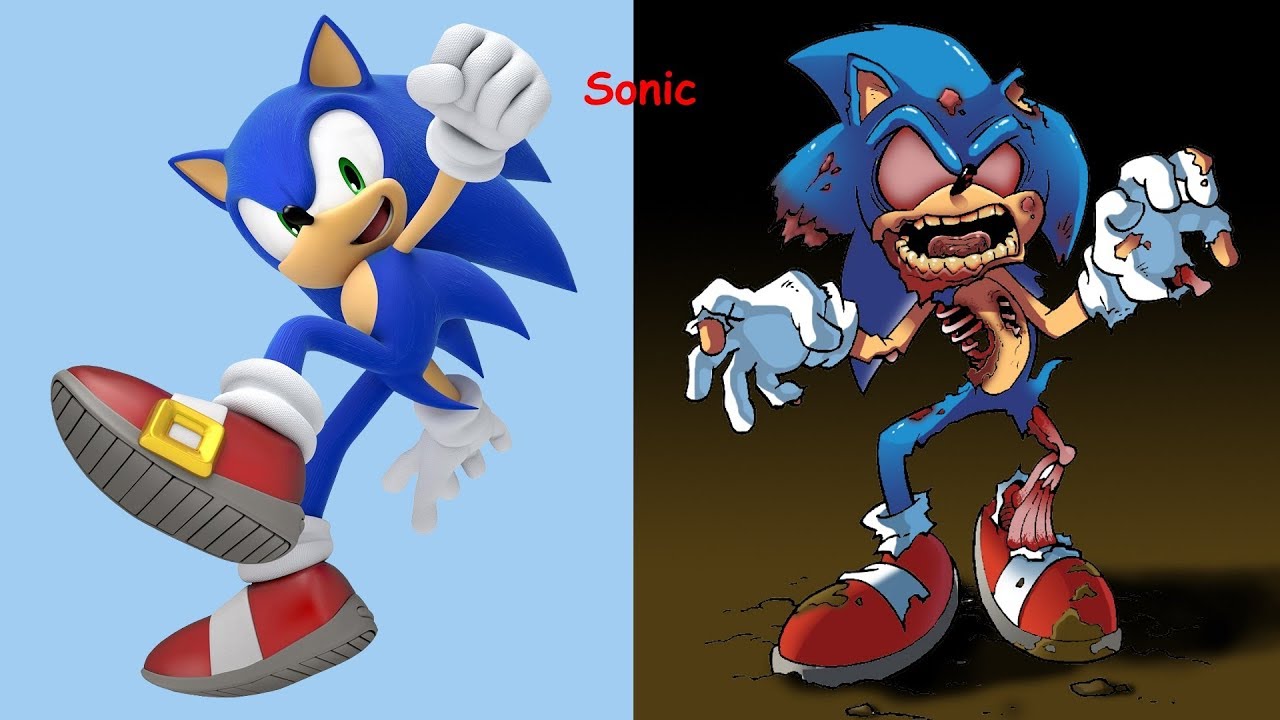 Sonic As Zombies | Sonic Characters As Monsters 2017 ! Sonic In Real Life