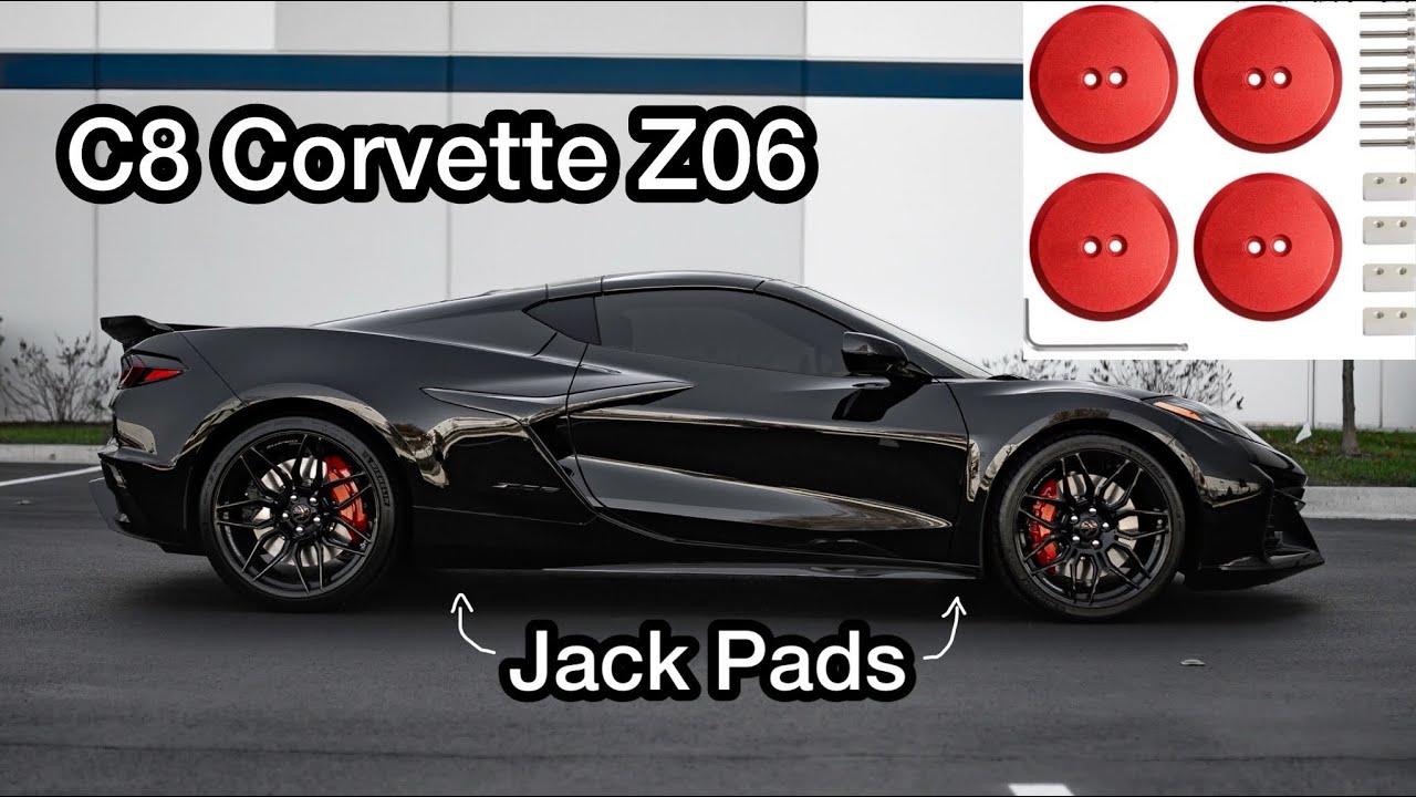 C8 Corvette Z06 Jack Pads - IMPORTANT MOD