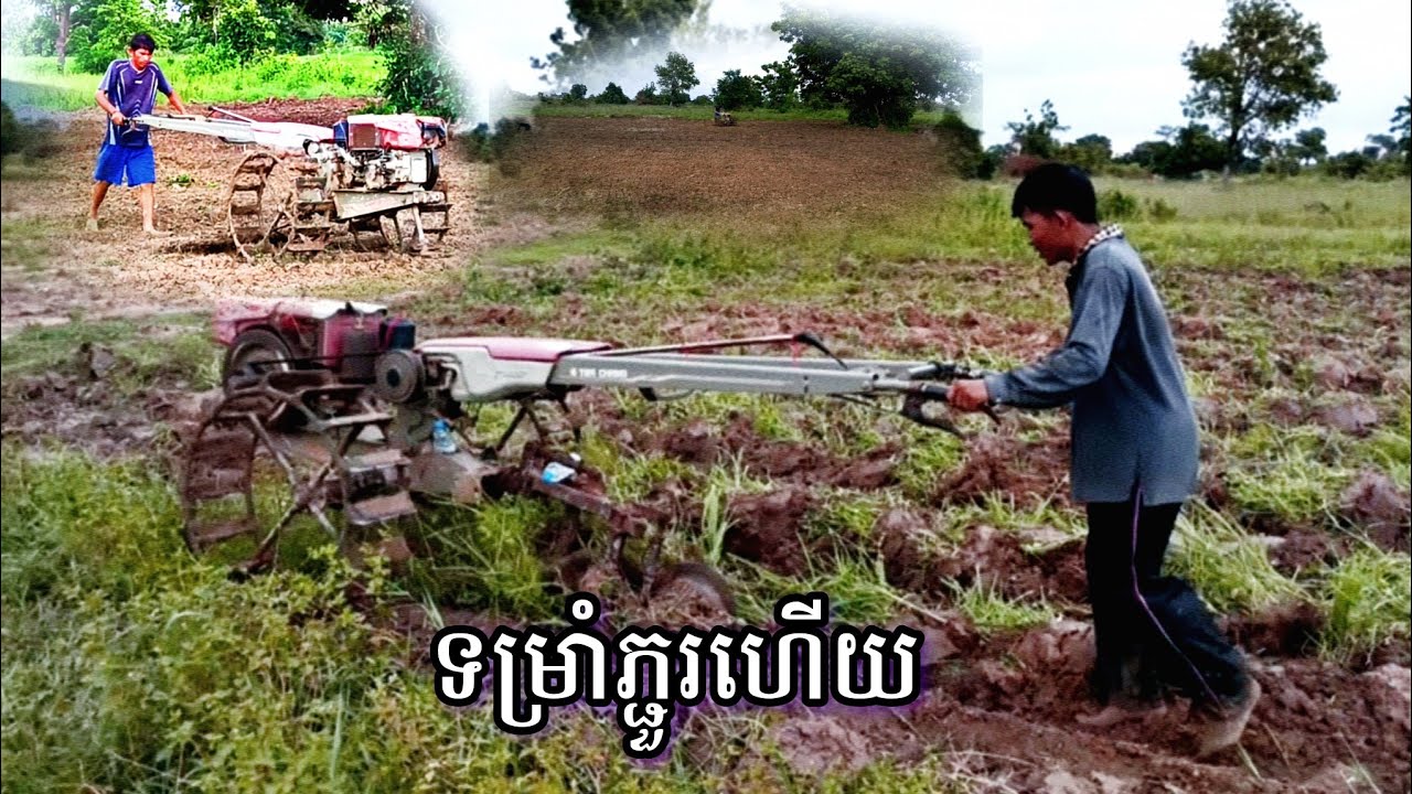 Not easy to farm ធ្លាប់តែជួលគេភ្ជួរ ឥឡូវភ្ជួរខ្លួនឯងម្តងហត់ណាស់