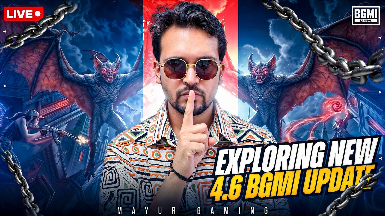 🔥BGMI 4.6 NEW UPDATE IS HERE | BGMI LIVE🔴